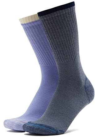Peter Storm Women's Lightweight Walking Socks, Women's Hiking Socks, Women's Trekking Socks, Outdoors, Trekking, Hiking and Walking Accessories, Pack Of Two, Grey, M
