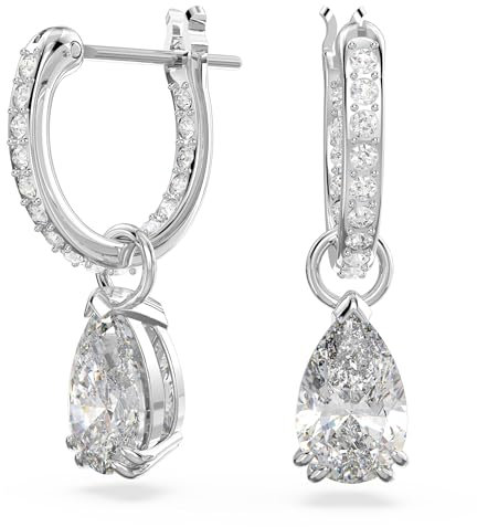 Swarovski Millenia Ohrhänger Silber mit weißen Zirkonia Swarovski Kristallen, 5636716