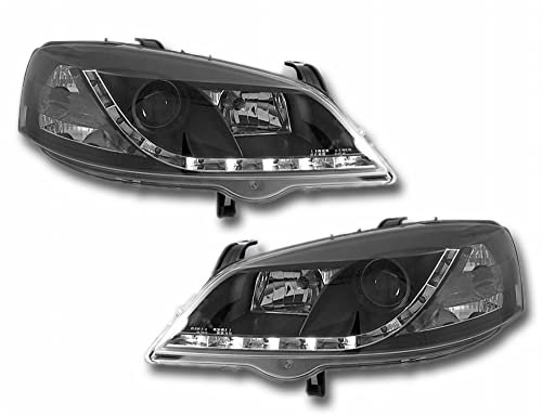 Tuning-Tec Led Scheinwerfer Set für Opel Astra G 97-04 in chwarz