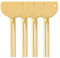 AUEAR, 4 Stück Gold Edelstahl Zahnpasta Squeezer Tube Squeezer Schlüssel Zahnpasta Tube Roller Presser Wringer für Home Hair Dye