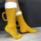 Kaxenig Bierkrug Socken, Biersocken Mit Henkel, Lustige Socken Herren Damen, Bodensocken Warme Wollsocken, Weihnachtssocken Winter Dicke Warme Socken, 2 Paar