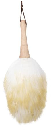 harayaa Staubwedel zur Instrumentenreinigung, superweicher Staubwedel aus Kunstwolle, Leichter Staubwedel zur Klavierreinigung, Kurzer Griff