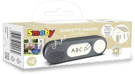 Smoby - Sonnette - Compatibles avec Toutes Les Maisons Smoby - Electronique - Sonnerie, Chat ou Chien - A Partir de 2 Ans