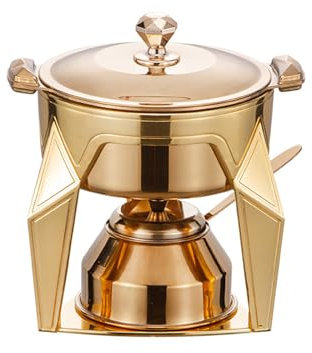 YOtat Hot Pot Aus Edelstahl, Chinesischer Klassischer Kleiner Hot Pot, Hot Pot Aus Edelstahl 304, Einzelner Herd, Suppentopf, Japanischer Sukiyaki-Topf, Chinesischer Hot Pot (A)