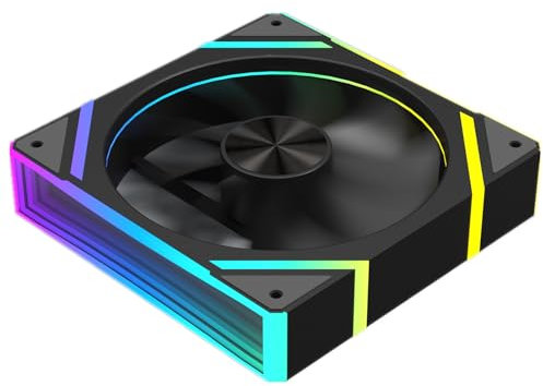 ICOLER Prism XS 120 Infinity Mirror ARGB and PWM case Fan 120mm Reverse Fan Single Pack Suitable for Computer Case & CPU Cooling