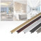 Alu Übergangsschiene Boden & Teppich Laminat Übergangsprofil Flach Trennstreifen 20mm 28mm 33mm, Holz Zu Fliesen Abdeckleiste T-Form Ausgleichsprofil (Color : Titanium gold, Size : W 20MM(3/4in))