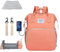 Swsdee Multifunktionaler Mama-Rucksack,Wasserdichter Wickelrucksack mit großem Fassungsvermögen, Multifunktions Babytaschen und mobiler Wickelauflage Babybettrucksack mit USB-Anschluss