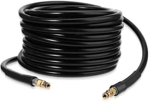 15 m de manguera de alta presión para Kärcher Quick Connect System, manguera de repuesto para limpiadora de alta presión Karcher K2, K3, K4, K5, K6, K7, accesorios para limpiador de alta presión