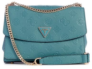 GUESS Damen Cresidia Convertible Flap, Crossbody, Blaugrün/Ein Hauch von Paradies (Trace of Paradise), Einheitsgröße