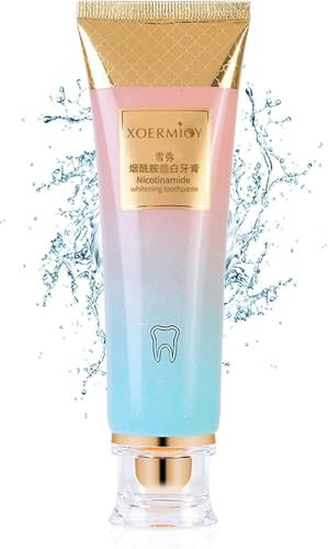 Niacinamide Intensive Whitening Toothpaste,Xoermioy Niacinamide Whitening Zahnpastas, Brighitening Mousse Toothpastes, Deep Cleaning Care Toothpastes, Fresh Breath, Whiten Tooth (1)
