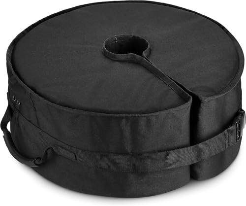Pincho Base de Sombrilla – Peso de Lastre Rellenable hasta 41kg – Soporte Estable para Sombrillas y Parasol – Bolsa de Peso con Cierre Resistente – Ideal para Terraza, Jardín y Hostelería