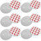 YUEMING 12 Pcs Magnetic Smoke Detector Mount Magnetic Adhesive Pads for Smoke Alarms Ø 70mm, No Drilling or Screws Magnet Holder Installation Tool for Smoke Fire Alarms Detector