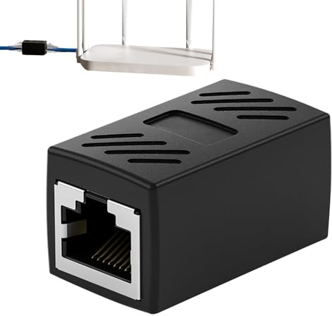 Externet Extender Adapter, Ethernet Cable Extender - Ethernet Extension Adapter - Powerline Long Distance Network Accessories for Monitoring Mobile Computers