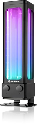 RAIJINTEK ANTILA DDC EVO RBW 220mm Pump/Reservoir Combo mit Rainbow A-RGB 5V LED, 750 L/H, 4m Förderhöhe, Tempered Glass, Leiser Gaming-PC Wasserkühler