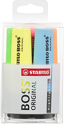 STABILO Textmarker, Boss Original, Dose mit 6 verschiedenen Farben