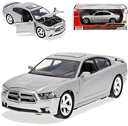 MOTORMAX Dodge Charger Limousine Ab 2006 Silber 1/24 Modellauto Modell Auto