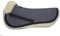 Engel Reitsport | SAKIS1-L-GRA-MED | Sattelkissen mit echtem Merino Lammfell | Fellrand vorne | Steppstoff grau Fell med. | Grösse L