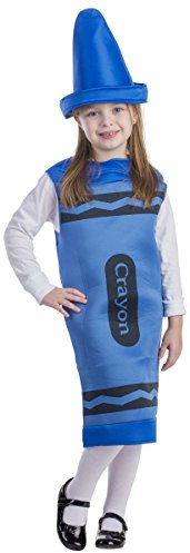 Dress Up America Buntstift-Kostüm für Kinder – Blaues Buntstift-Kostüm für Mädchen und Jungen – Tolles Rollenspiel-Kostüm-Set