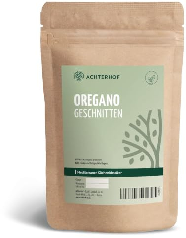 Oregano geschnitten 500g | Oregano getrocknet und gerebelt | italienische Kräuter | Oreganoblätter zum Würzen | Premium Gewürz | vom Achterhof