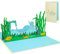 LINPOPUP® Pop-Up Karte Tauchen – Reise – 3D Grußkarte zum Urlaub, Geburtstag, Abschied oder für Urlaubsgeld, Geldschein Verpackung, Urlaub am Meer, Gutscheinkarte, N107