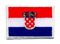 Aufnäher Bügelbild Aufbügler Iron on Patches Applikation Flagge Kroatien 4,6 x 3,2cm