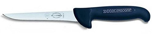 Ausbeinmesser steif 13 cm schmal - Griff schwarz - Messer zum zerlegen und zerteilen von Fleisch
