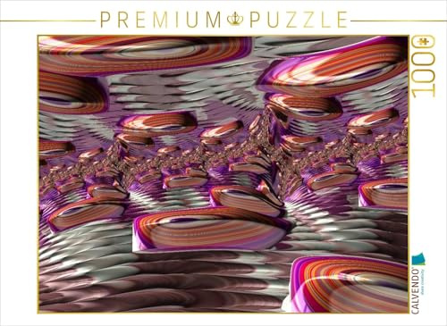 CALVENDO Puzzle Fractal Wave Jewels | 1000 Teile Lege-Größe 64 x 48 cm Foto-Puzzle für glückliche Stunden
