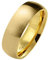 Paula & Fritz® matt poliert 6mm breit Edelstahlring Damen-Ring Verlobungs-Ring Freundschaftsring Herrenring Partnerring Dome Gold 63 (20)