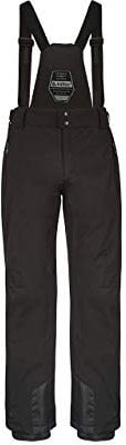 Killtec Skihose Herren Enosh - Funktionshose Für Männer - Wasserdicht und Atmungsaktiv - Herrenskihose Mit Kantenschutz Und Schneefang, Schwarz, 3XL