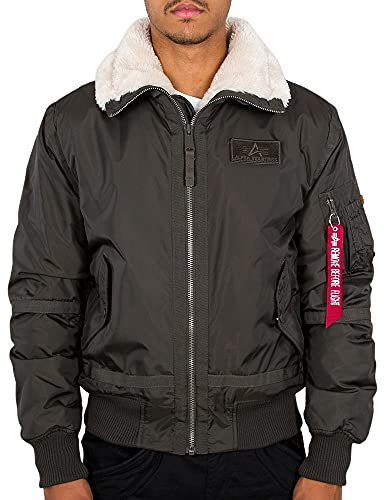 ALPHA INDUSTRIES Herren B15-3 TT Bomberjacke, Black Olive, M