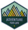 Finally Home Adventure Collection: Adventure for Life Berge Wandern Patch zum Aufbügeln | Outdoor Abenteuer Patches, Bügelflicken, Flicken, Aufnäher auch geeignet für Rucksäcke