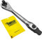 1 x SabreCut MRSC05 Mini-Mikroratsche verstellbar 1/4 Zoll Vierkantantrieb professioneller Handratschenschlüssel aus Edelstahl mit 72 Zähnen