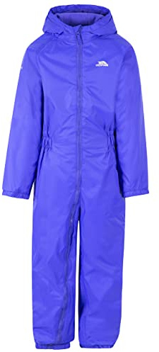 Trespass Dripdrop Fleece Lined Insulated All-in-one suit (18-24 Months, Spectre Blue)
