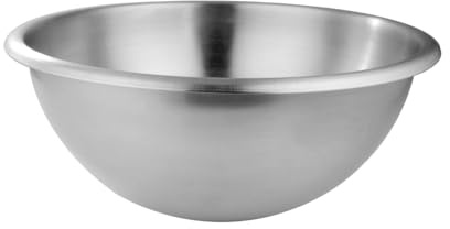 METRO Professional Edelstahlschüssel, Ø 28, Fassungsvermögen 5,9 L, stapelbar, spülmaschinenfest, silber