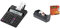 Casio Druckender Tischrechner HR-200RCE, 12-stellig, 2-Farbdruck, Wiederholungsdruck, Steuerberechnung & Scotch C38 Tischabroller schwarz + Scotch Crystal Klebeband, 1 Rolle, 19 mm x 10 m