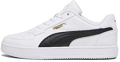 PUMA Caven 2.0, Zapatillas Unisex adulto, Puma White-Puma Black-Gold, 40 EU