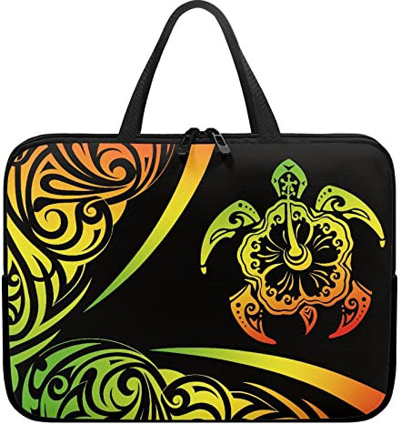 Dajingkj 10 Inch Laptop Bag Women Men Waterproof Neoprene Laptop Sleeve Case Novelty Pattern Laptop Sleeve Notebook Protective Case Bag