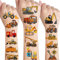 Tattoo Kinder,Hautfreundliche Kindertattoos Set für Kinder Jungen mädchen,10 Blätter Wasserdichte kinder tattoo mit Bagger/Baufahrzeug/Fahrzeug/LKW/Auto usw für Kindergeburtstag Mitgebsel Party Deko