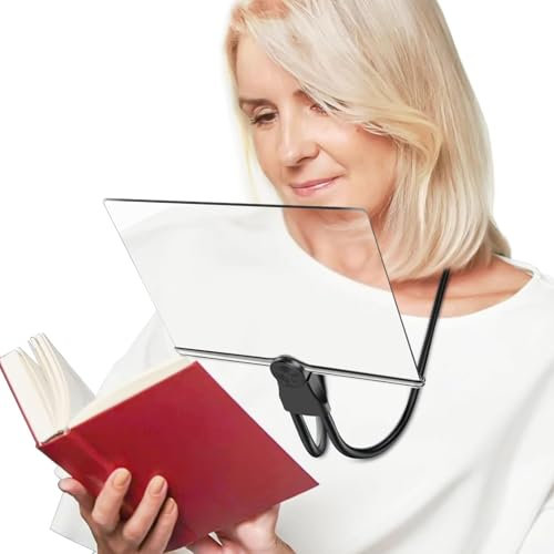 Linkstyle Vergrößerungsbrille, 3X Vollbild Leselupen für das Lesen von Büchern, freihändig für Senioren und Kreuzstich