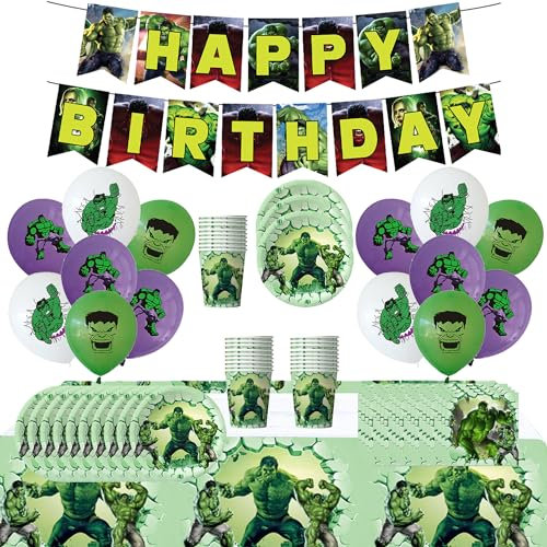 Compleanno Decorazione Hulk Decoraciones di Compleanno Hulk Palloncino Compleanno Hulk Palloncini Festa Hulk Festone Compleanno Hulk Stoviglie Festa Hulk Stoviglie Feste Hulk Set Stoviglie Festa