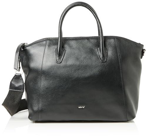 ABRO Unisex Bolso Ivy Medium Tasche, Schwarz/Nickel