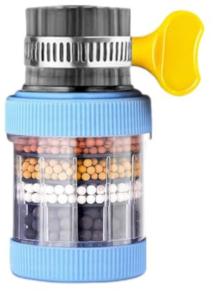 Povanjer Purificatore d'acqua per rubinetto da cucina - Filtri per acqua calda e fredda per acqua potabile sana,Forniture di filtrazione domestica per bagno, WC, cucina, soggiorno