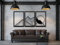VAILLA Berge Wanddeko, Wandbild aus Holz, Wand deko in Schwarz Gold, 3D Bilder, Wandbilder Home Wall Art Dekoration, Wandaufkleber, Moderne Deko, Bilder für Zuhause Schlafzimmer, Wohnzimmer (Berge 5)