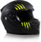 Finest Folia Kratzer Helm Aufkleber 2er Set 7,5x7,5cm Monster Sticker Kralle Deko für Motorrad Helm Auto Motorradhelm Kratzspuren selbstklebend wasserfest K173 (Neon Gelb)