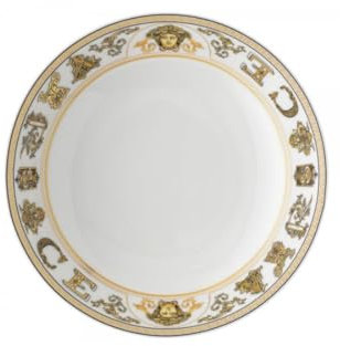 Versace Virtus Gala White - Piatto fondo, 22 cm