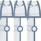 Wuyangcun Lot de 3 joints d'étanchéité pour porte de douche - 6,35 mm x 71,1 cm - Barre de rétention d'eau sans colle en PVC transparent
