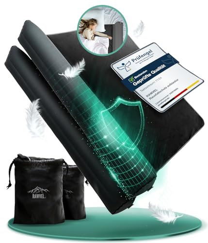 RAWVEL® Rausfallschutz aufblasbar 130cm Light - [NEU 2025] - passend für alle Betten Zuhause & auf Reisen - Rausfallschutz Bett Reise BPA Frei & Laborgeprüft - Rausfallschutz Boxspringbett (2er Set)