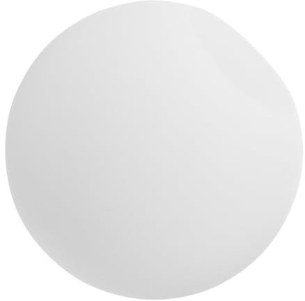 WOONEKY Milchweißer Glaskugel Lampenschirm Runde Pendelleuchte Ersatz Eleganter Lampenschirm Für Gemütliches Licht Einfache Montage Für Wohnzimmer Und Schlafzimmer