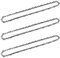Lot de 3 chaînes de tronçonneuse pour barre de 50,8 cm – 76 maillons d'entraînement – Pas de 0,8 cm – Chaînes de rechange compatibles avec Timberpro 62CC, Hyundai et autres tronçonneuses
