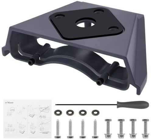 Teodute Starlink Mini Halterung Wohnmobil, Mobilität Diebstahlschutz Starlink RV Flat Mount Mini Wandhalterung kompatibel mit Standard V3 Dish für Auto Wohnmobil Auto Anhänger Yacht